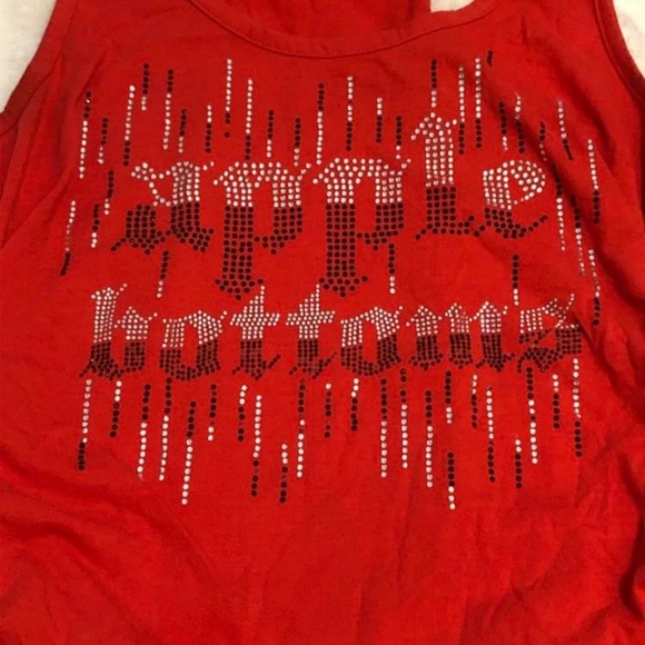 BOGO Free🦋 Apple Bottoms Beaded Rouched Racerback Tank Top - Picture 4 of 16